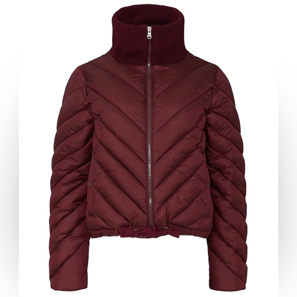 SIPOS New York maroon puffer jacket - Picture 1 of 1